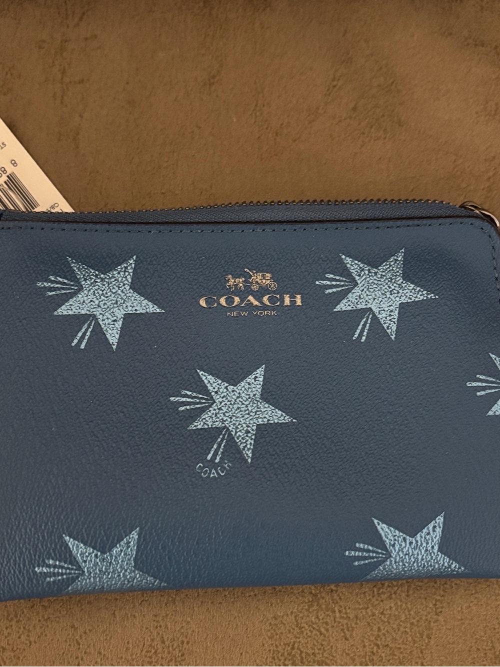 Coach Blue Star Canyon Corner Zip Wristlet Wallet. Limited Edition NWT - Picture 12 of 12